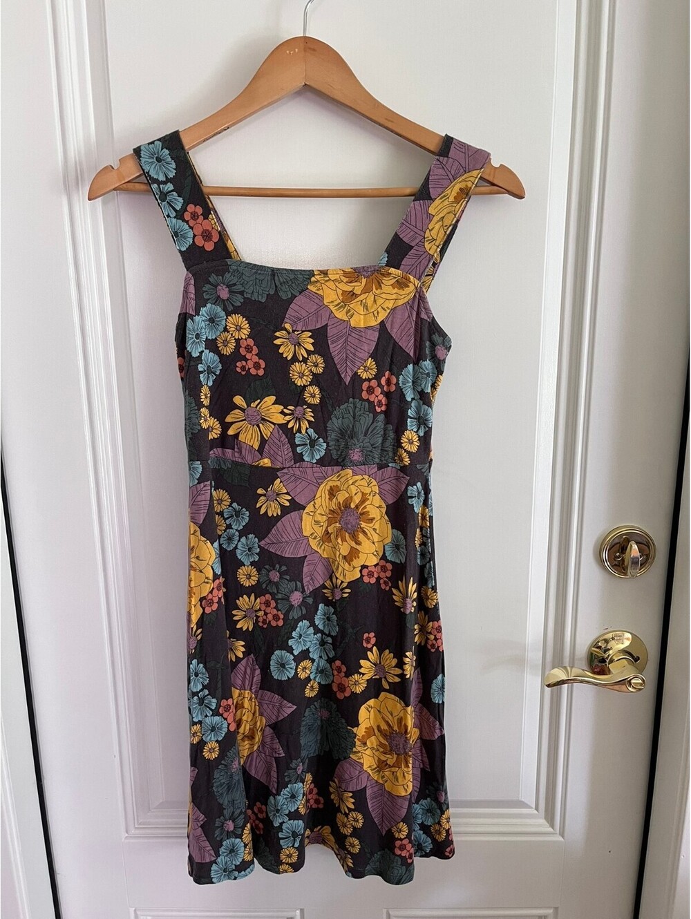 SO Floral Rayon Spandex Sundress XS